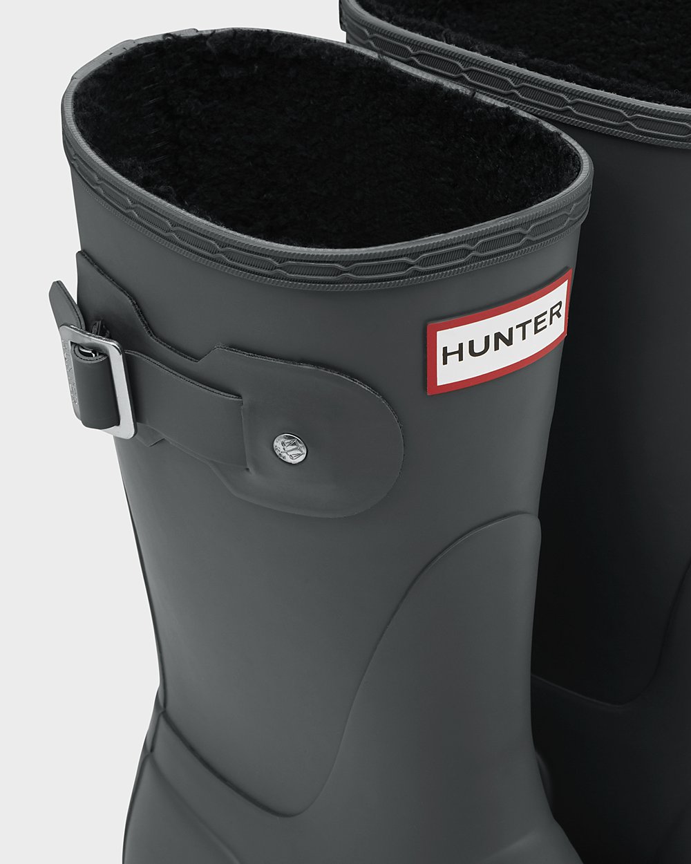 Women Hunter Original Insulated | Short Rain Boots Deep Green | NZ-67928-WOHN